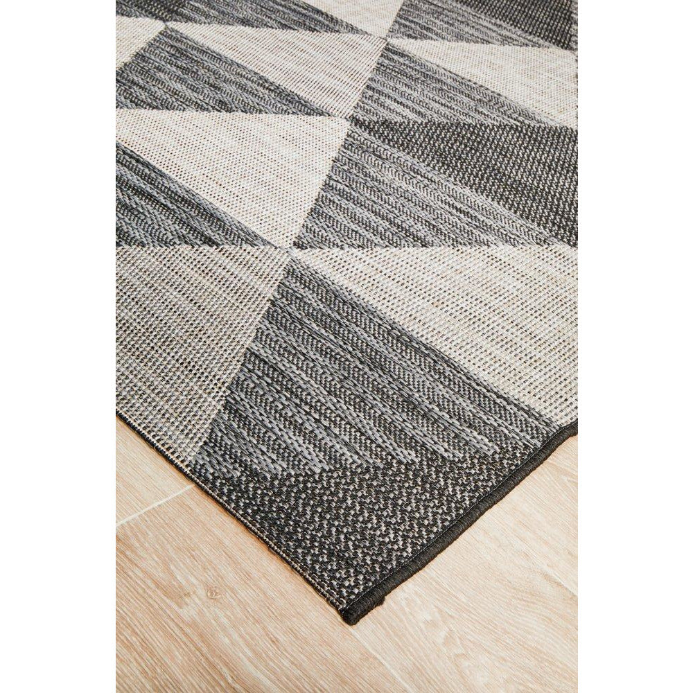 Siderno 4113 Black Modern Indoor Outdoor Rug - Rugs Of Beauty - 13