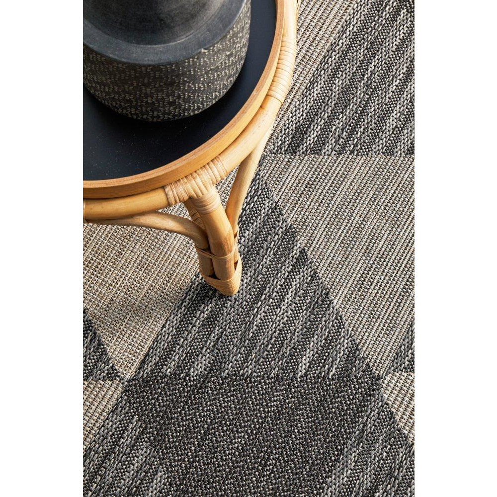 Siderno 4113 Black Modern Indoor Outdoor Rug - Rugs Of Beauty - 6