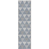 Siderno 4113 Blue Modern Indoor Outdoor Runner Rug - Rugs Of Beauty - 1