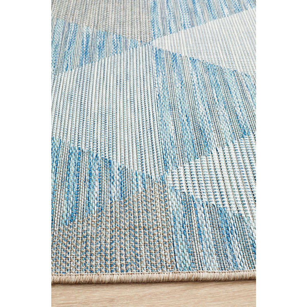 Siderno 4113 Blue Modern Indoor Outdoor Rug - Rugs Of Beauty - 11