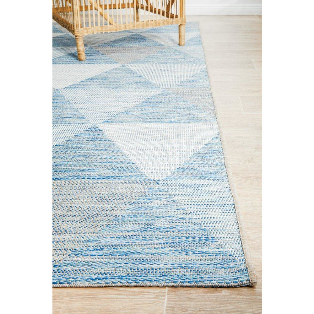 Siderno 4113 Blue Modern Indoor Outdoor Rug - Rugs Of Beauty - 7