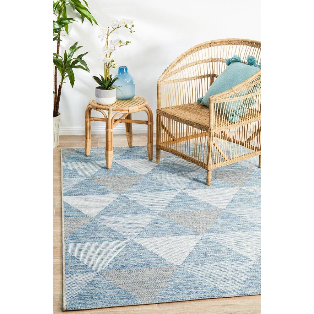 Siderno 4113 Blue Modern Indoor Outdoor Rug - Rugs Of Beauty - 5