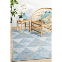 Siderno 4113 Blue Modern Indoor Outdoor Rug - Rugs Of Beauty - 5
