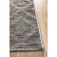 Siderno 4114 Black Modern Indoor Outdoor Runner Rug - Rugs Of Beauty - 4