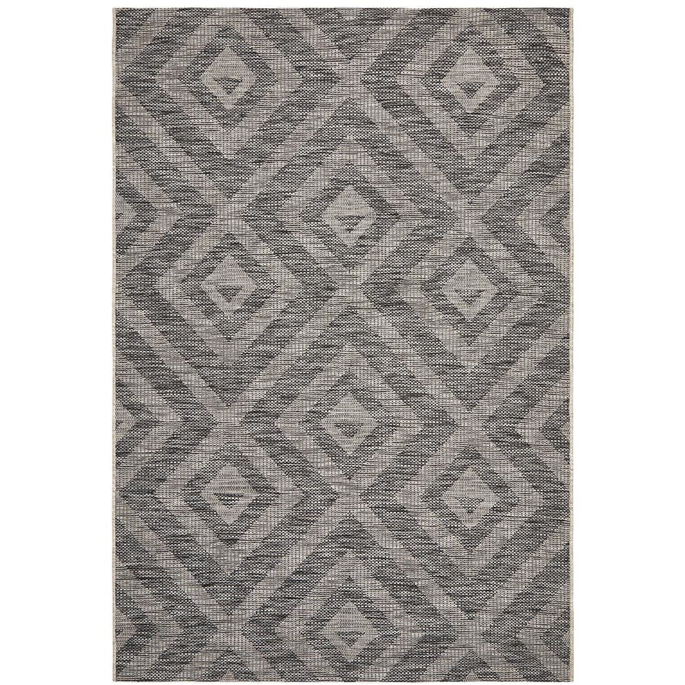 Siderno 4114 Black Modern Indoor Outdoor Rug - Rugs Of Beauty - 1
