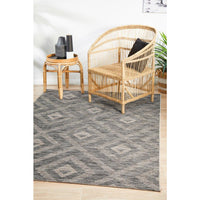 Siderno 4114 Black Modern Indoor Outdoor Rug - Rugs Of Beauty - 4