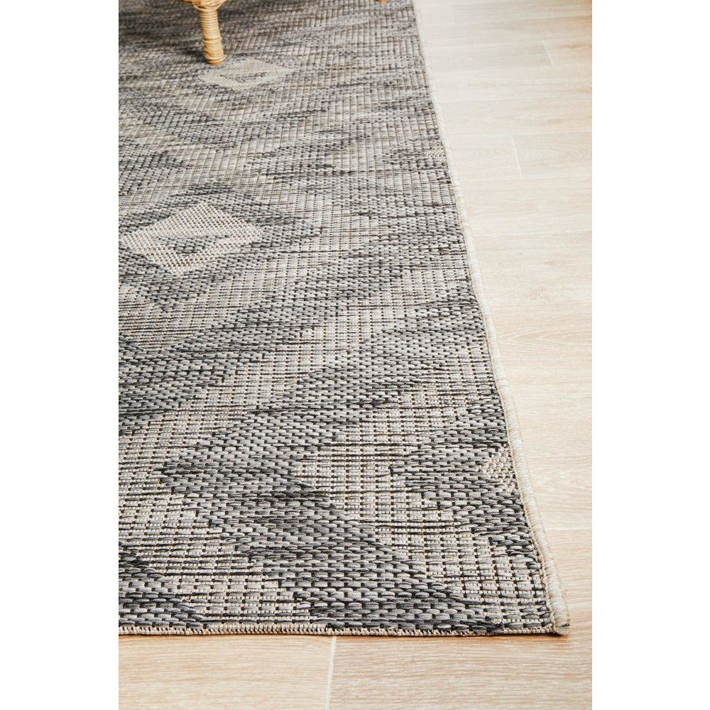 Siderno 4114 Black Modern Indoor Outdoor Rug - Rugs Of Beauty - 8