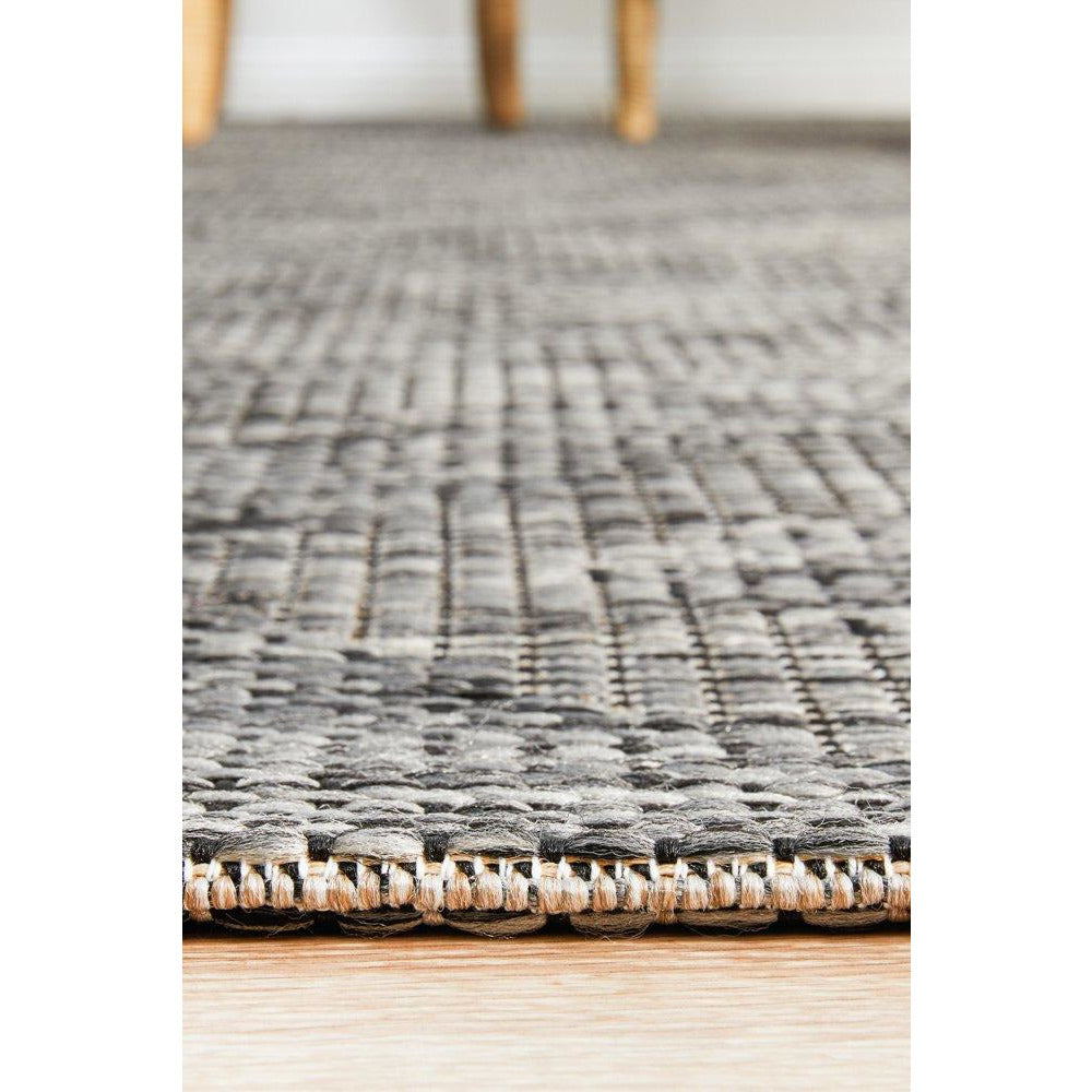 Siderno 4114 Black Modern Indoor Outdoor Rug - Rugs Of Beauty - 7