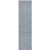 Siderno 4114 Blue Modern Indoor Outdoor Runner Rug - Rugs Of Beauty - 1