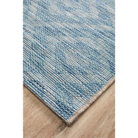 Siderno 4114 Blue Modern Indoor Outdoor Runner Rug - Rugs Of Beauty - 3