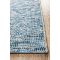 Siderno 4114 Blue Modern Indoor Outdoor Runner Rug - Rugs Of Beauty - 4