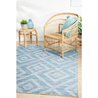 Siderno 4114 Blue Modern Indoor Outdoor Rug - Rugs Of Beauty - 5