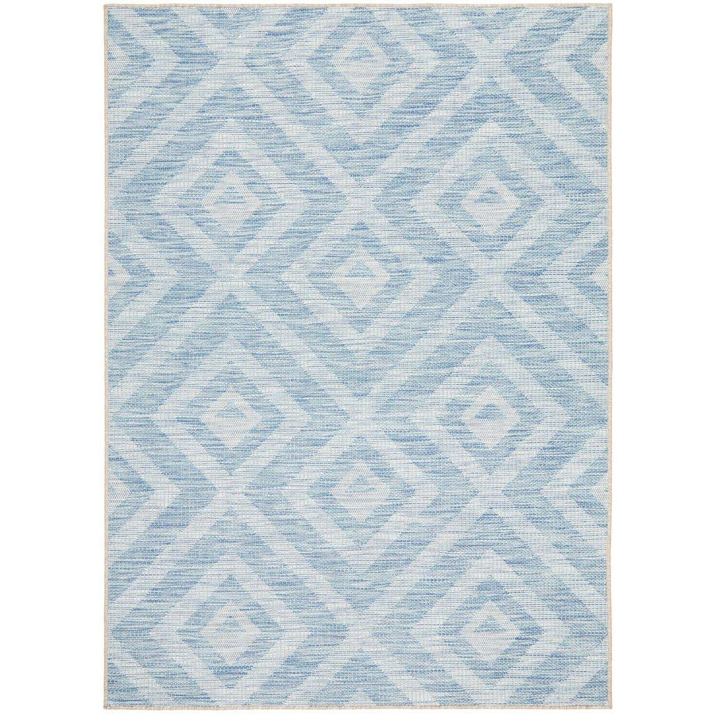 Siderno 4114 Blue Modern Indoor Outdoor Rug - Rugs Of Beauty - 1