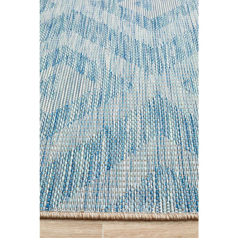 Siderno 4114 Blue Modern Indoor Outdoor Rug - Rugs Of Beauty - 12