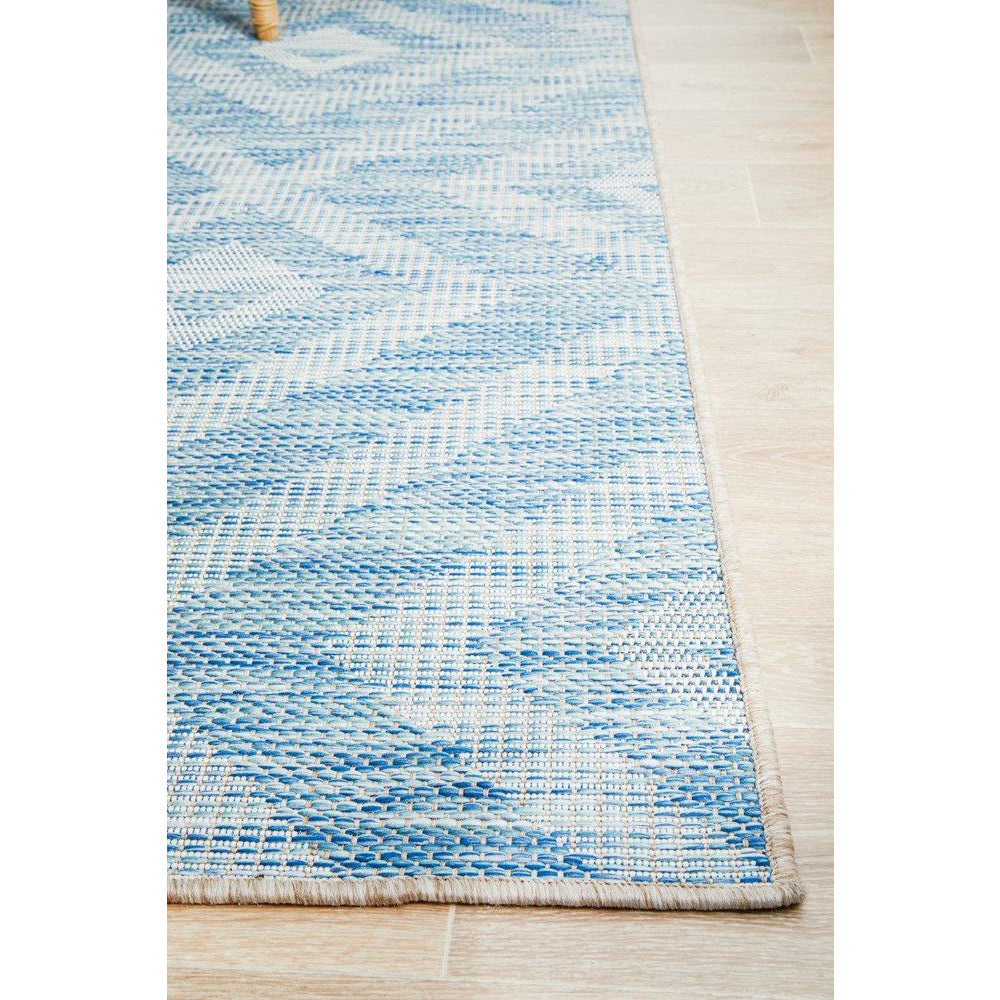 Siderno 4114 Blue Modern Indoor Outdoor Rug - Rugs Of Beauty - 8