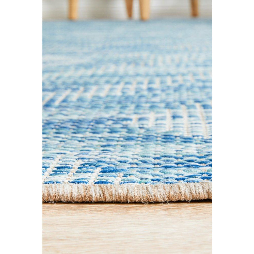 Siderno 4114 Blue Modern Indoor Outdoor Rug - Rugs Of Beauty - 7