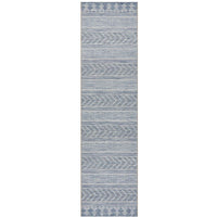 Siderno 4115 Blue Modern Indoor Outdoor Runner Rug - Rugs Of Beauty - 1