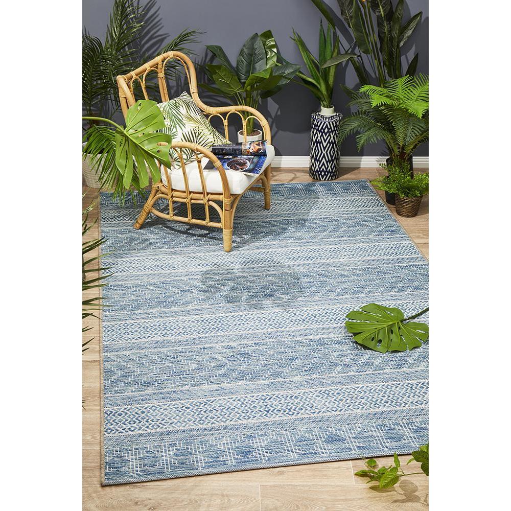 Siderno 4115 Blue Modern Indoor Outdoor Rug - Rugs Of Beauty - 5