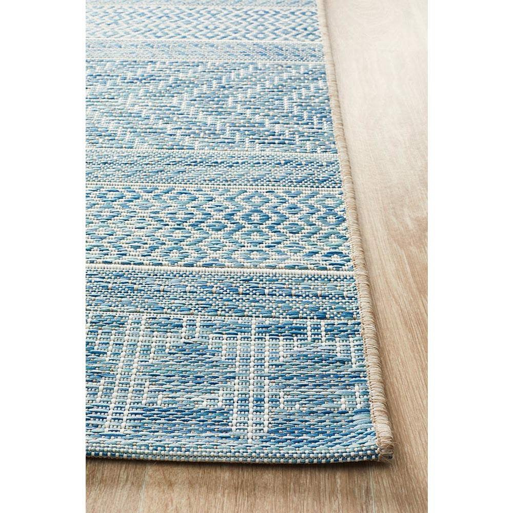 Siderno 4115 Blue Modern Indoor Outdoor Rug - Rugs Of Beauty - 10