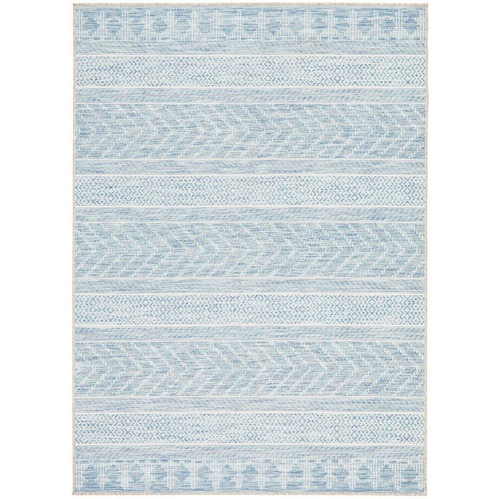 Siderno 4115 Blue Modern Indoor Outdoor Rug - Rugs Of Beauty - 1