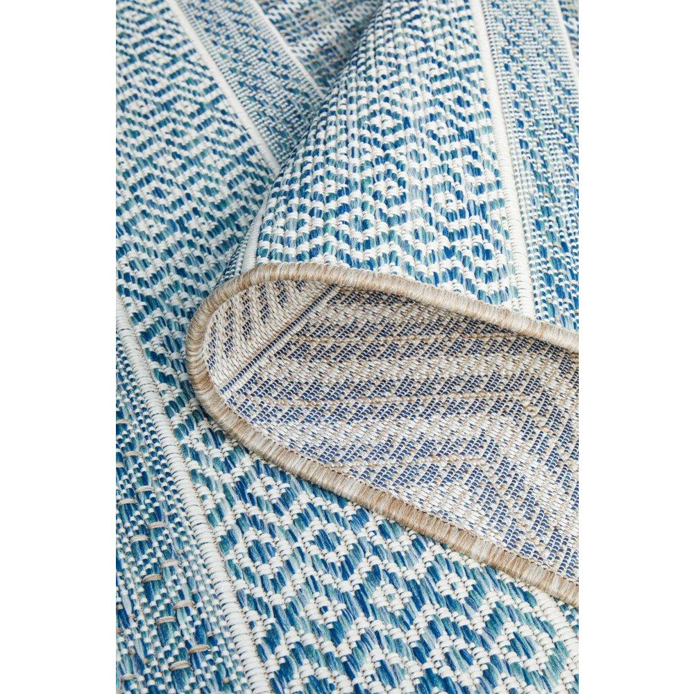 Siderno 4115 Blue Modern Indoor Outdoor Rug - Rugs Of Beauty - 15
