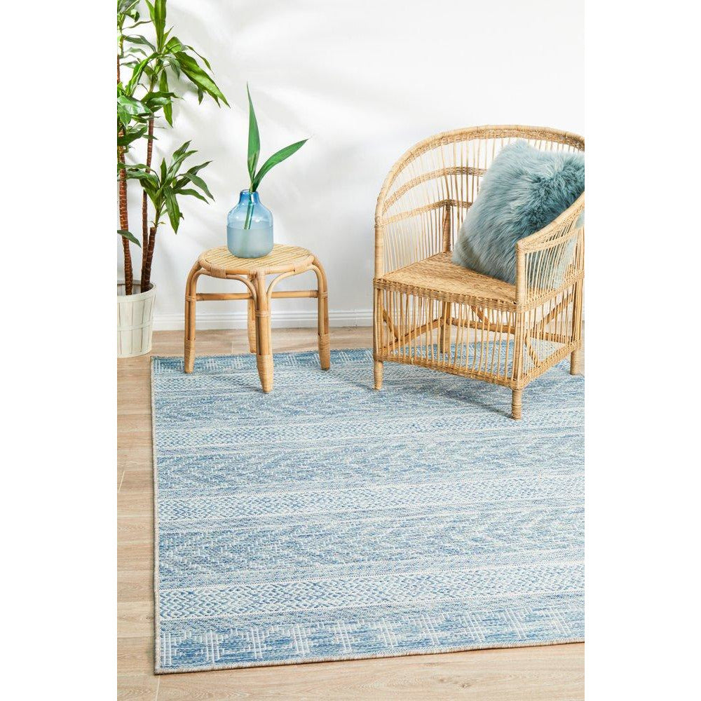 Siderno 4115 Blue Modern Indoor Outdoor Rug - Rugs Of Beauty - 4