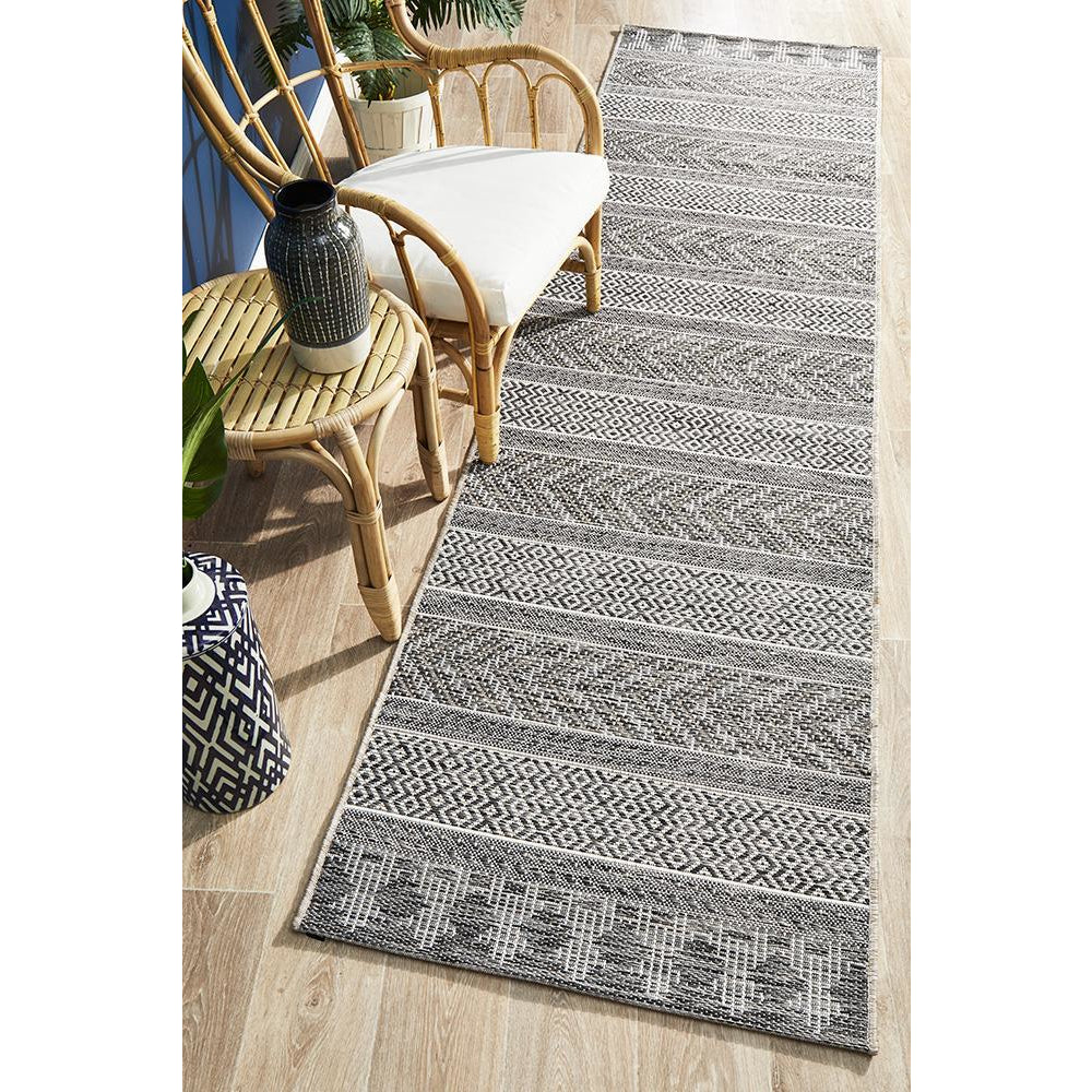 Siderno 4115 Grey Modern Indoor Outdoor Runner Rug - Rugs Of Beauty - 2