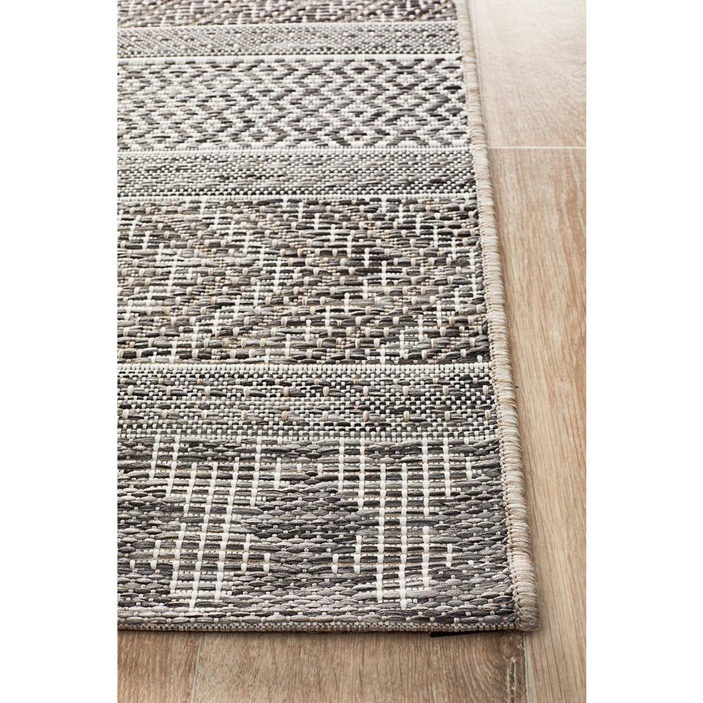 Siderno 4115 Grey Modern Indoor Outdoor Runner Rug - Rugs Of Beauty - 4