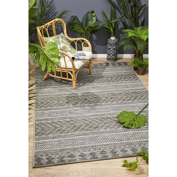 Siderno 4115 Grey Modern Indoor Outdoor Rug - Rugs Of Beauty - 5
