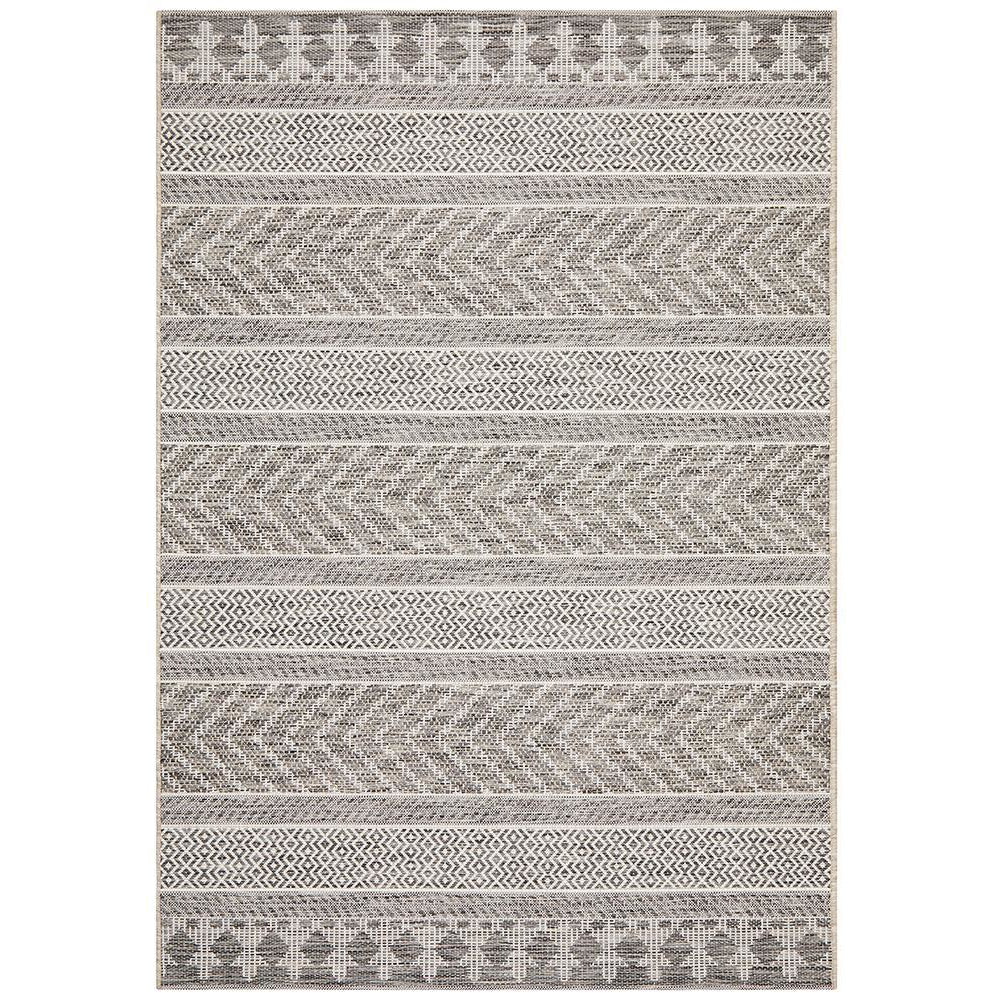 Siderno 4115 Grey Modern Indoor Outdoor Rug - Rugs Of Beauty - 1