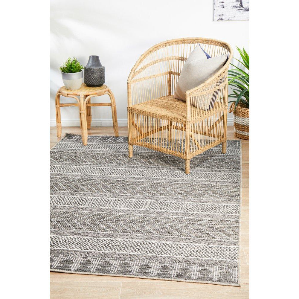 Siderno 4115 Grey Modern Indoor Outdoor Rug - Rugs Of Beauty - 4