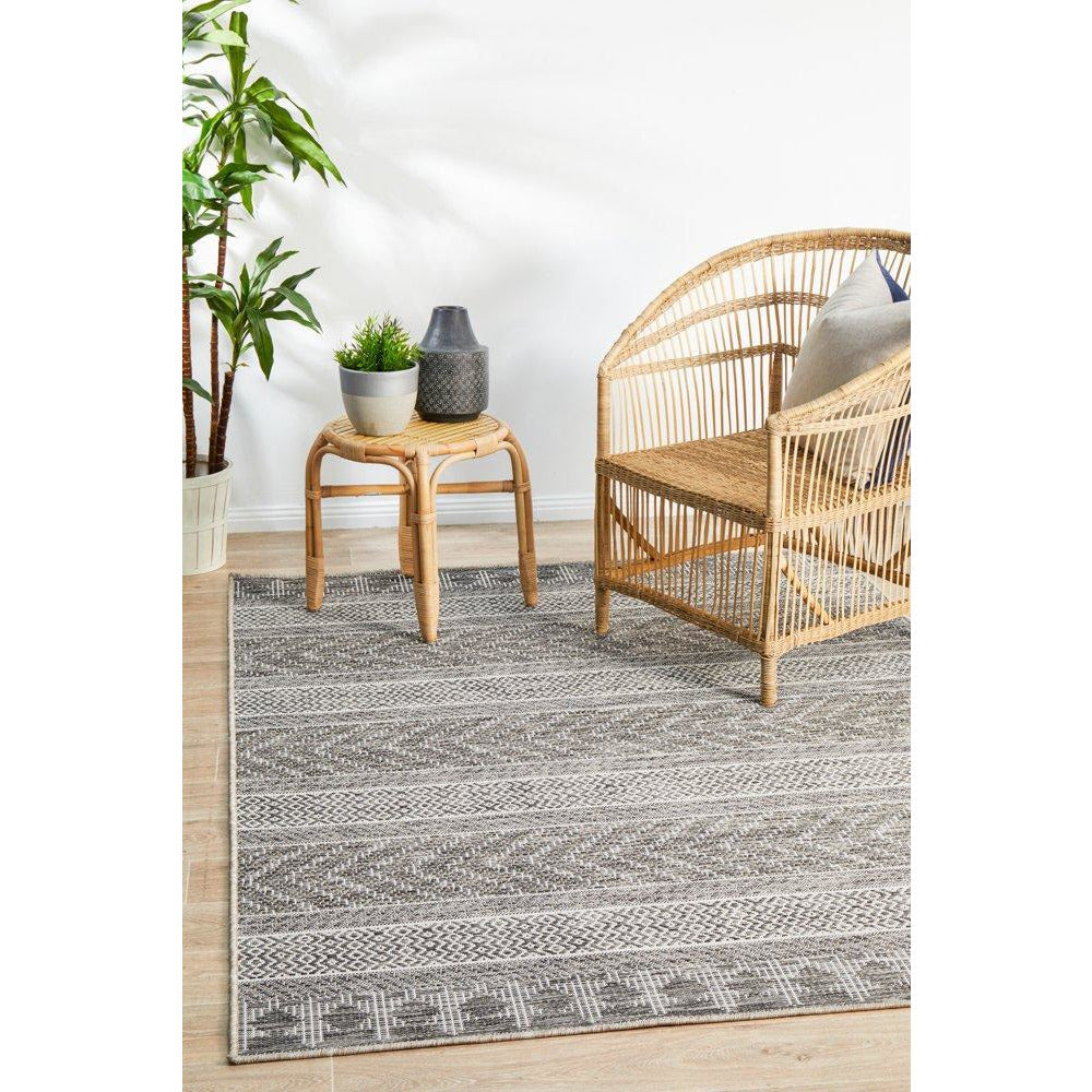 Sider Rug Siderno 4115 Grey Modern Indoor Outdoor Rug – Rugs Of Beauty
