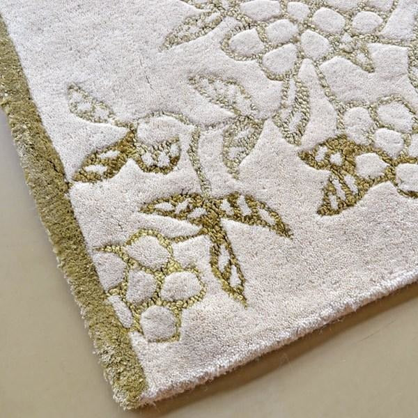 Wedgwood Tonquin Wool Viscose Cream Designer Rug - Rugs Of Beauty - 3