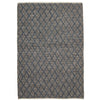 Grey Blue Trellis Flatweave Designer Rug - Rugs Of Beauty - 1