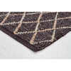 Beige Cream Trellis Charcoal Flatweave Designer Rug - Rugs Of Beauty - 2
