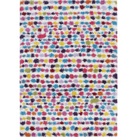 Gamma 455 Multi Colour Dot Modern Shaggy Rug - Rugs Of Beauty - 1