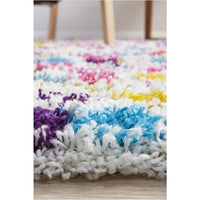 Gamma 455 Multi Colour Dot Modern Shaggy Rug - Rugs Of Beauty - 6