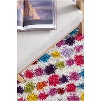 Gamma 455 Multi Colour Dot Modern Shaggy Rug - Rugs Of Beauty - 8