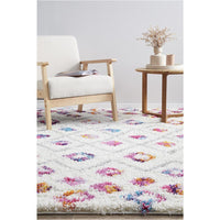 Gamma 456 Multi Colour Moroccan Style Modern Shaggy Rug - Rugs Of Beauty - 4