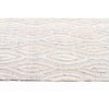 Vienna 2350 Hand Loomed White Patterned Wool and Viscose Modern Rug - Rugs Of Beauty - 3