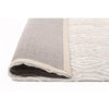 Vienna 2350 Hand Loomed White Patterned Wool and Viscose Modern Rug - Rugs Of Beauty - 5