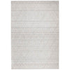 Vienna 2351 Hand Loomed Silver Grey Patterned Wool and Viscose Modern Rug - Rugs Of Beauty - 1