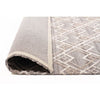 Vienna 2354 Hand Loomed Silver Grey Beige Brown Patterned Wool and Viscose Modern Rug - 5