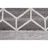 Vienna 2357 Hand Loomed Grey Patterned Wool and Viscose Modern Rug - Rugs Of Beauty - 4