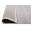 Vienna 2357 Hand Loomed Grey Patterned Wool and Viscose Modern Rug - Rugs Of Beauty - 5