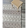 Vanessa 501 Wool Polyester Beige Taupe Diamond Striped Rug - Rugs Of Beauty - 2