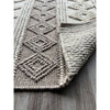 Vanessa 501 Wool Polyester Beige Taupe Diamond Striped Rug - Rugs Of Beauty - 3