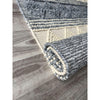 Vanessa 501 Wool Polyester Grey Beige Diamond Striped Rug - Rugs Of Beauty - 5