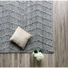 Umea Zig Zag Dark Grey Wool Polyester Rug - Rugs Of Beauty - 2
