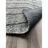 Umea Zig Zag Dark Grey Wool Polyester Rug - Rugs Of Beauty - 4